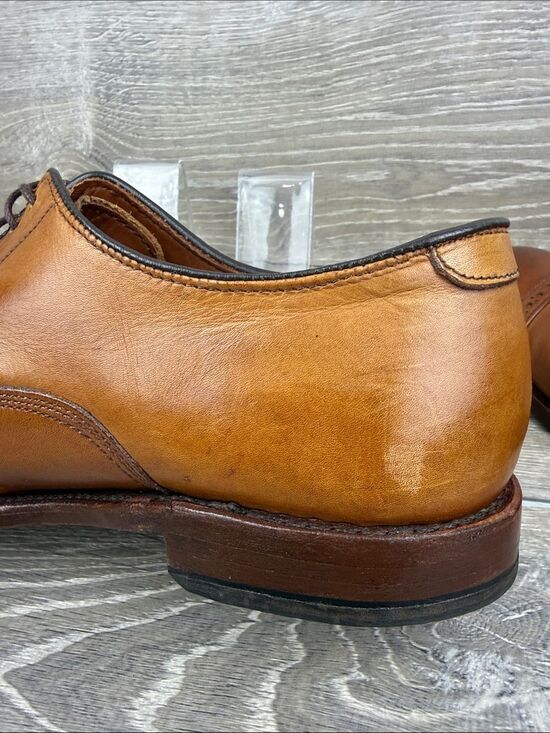 Allen Edmonds Fifth Avenue Men’s Sz 10 2E Wide Walnut Leather Cap-Toe Oxfords main image 11